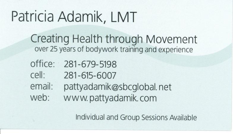 Patty Adamik’s Health through Movement