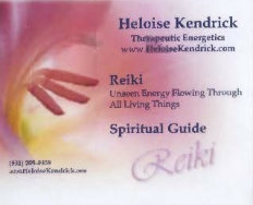 Heloise Kendrick Therapeutic Energetics