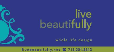 Live Beautifully, whole life design