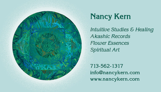 Akashic Records by Nancy Kern; Intuitive Studies & Healing, Akashic Records, Flower Essences, Spiritual Artwork